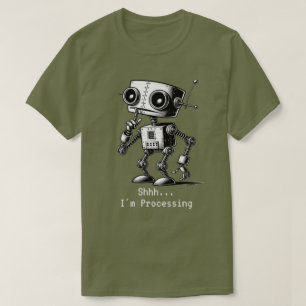 Camiseta Shhh Robot – Shhh… Estou Processando