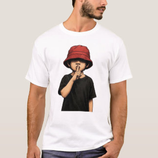 Camiseta Shhh Silence Please T-Shirt | Minimal Street Art 