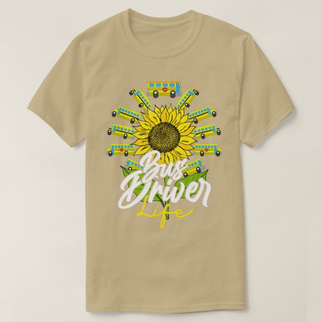 Camiseta Shi de Apreciação do Driver de Barramento da Escol (Frente do Design)