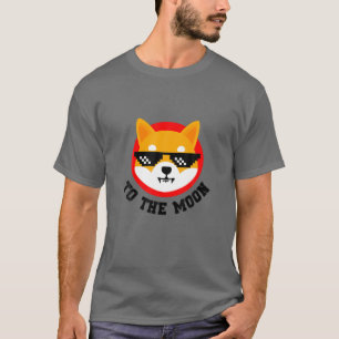 Camiseta $Shib Para A Lua: Shiba Inu Moin Shiba Token Shib