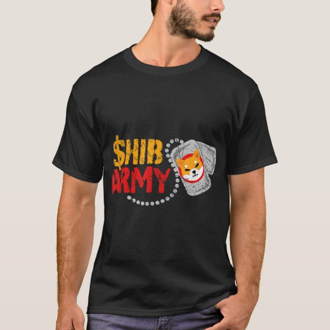 Camiseta SHIBA ARMY Shiba Inu Crypto Coin Dog Shiba Inu (Frente)