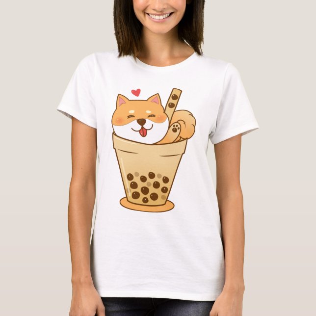 Camiseta Shiba Boba (Frente)