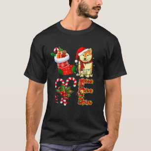 Camiseta Shiba Cachorro de Natal - Amante de os animais de 