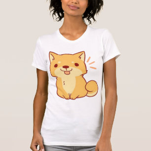 Camiseta Shiba, cão Kawaii