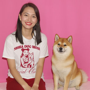 Camiseta Shiba Dog Mãe do Clube Social Cachorro Dog Dover G