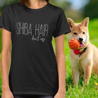 Shiba Hair Não se importa com o cão