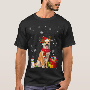 Camiseta Shiba Inu Árvore de Natal Luz Cachorro