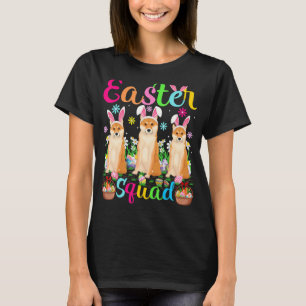 Camiseta Shiba Inu Cachorro Coelho Páscoa Esquadrão Shiba I