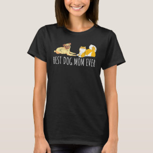 Camiseta Shiba Inu Cachorro Mãe Cachorro De Animais De Comp