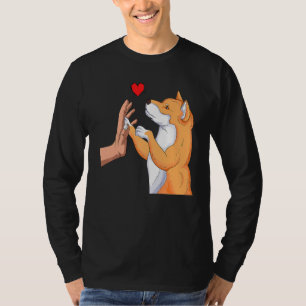 Camiseta Shiba Inu Cão Adora Homens Crianças