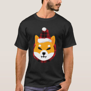 Camiseta Shiba Inu Coin Crypto Decal Papais noeis Fada Xmas