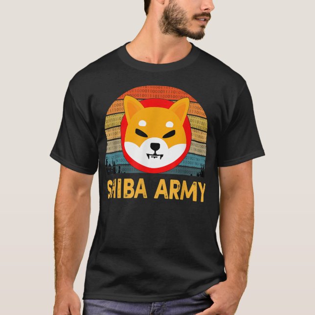 Camiseta Shiba Inu Coin Crypto Token Shib Cryptocurrency Sh (Frente)