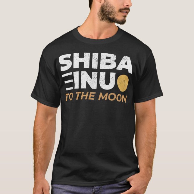 Camiseta Shiba Inu Coin Shiba Inu Crypto Shib Para A Lua S (Frente)
