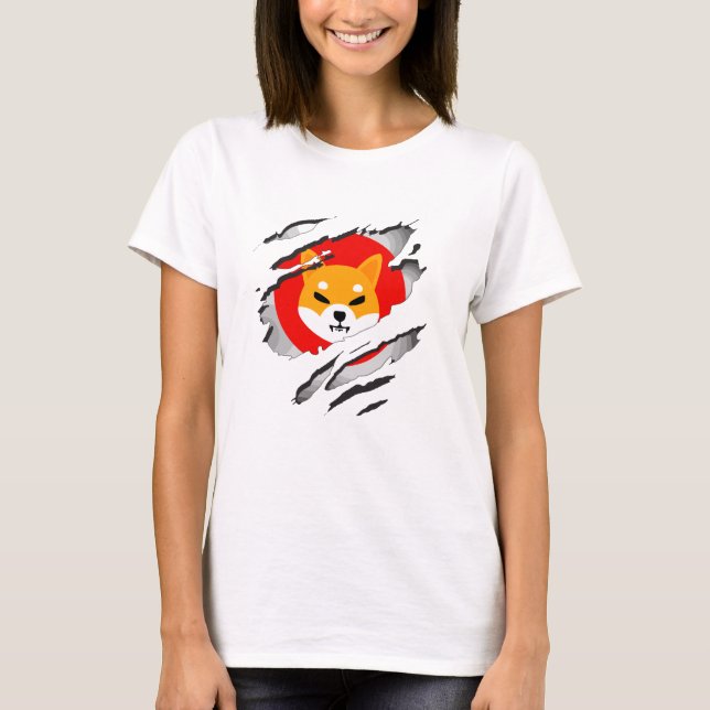 Camiseta SHIBA INU criptomoeda - SHIBA INU Crypto SHIB (Frente)