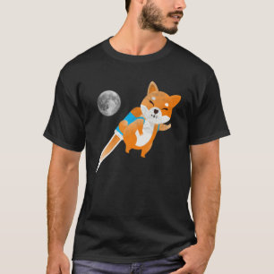 Camiseta Shiba Inu Crypto Moon Rocket Shib Army Co