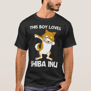 Camiseta Shiba Inu Cuta Para Rapazes Crianças Japão Raça An