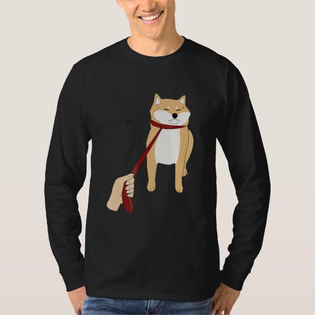 Camiseta Shiba inu | design engraçada para cães não (Frente)