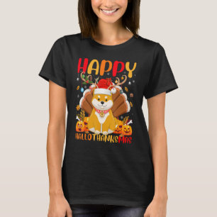 Camiseta Shiba Inu Dog Happy Shiba Inu Hellothanksmas