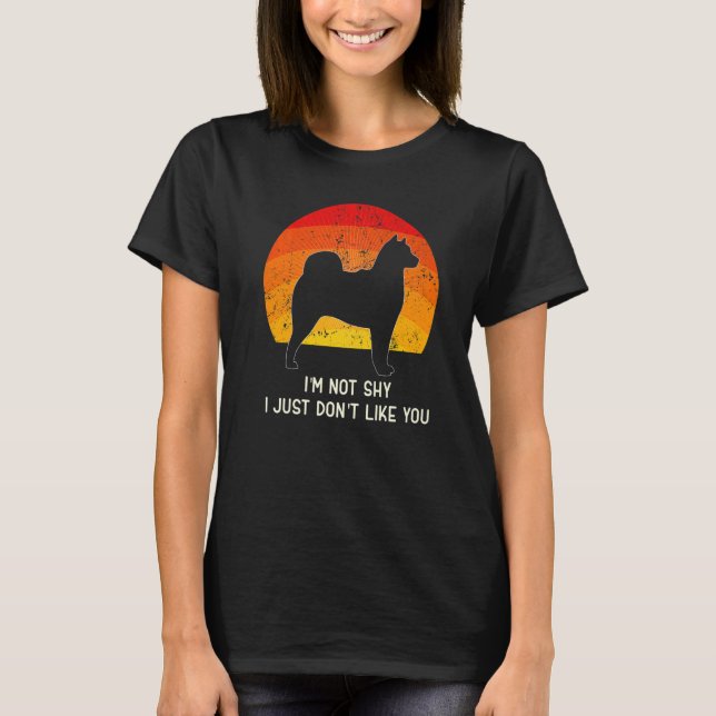 Camiseta Shiba Inu Dog Retro 17 (Frente)