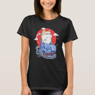 Camiseta Shiba Inu Dog Samurai Art Japonês Harajuku Retro