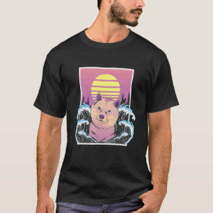 Camiseta Shiba Inu Dog Soft Vaporwave Aesthetics Japanese K