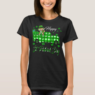 Camiseta Shiba Inu feliz Dia do Patrício