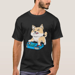 Camiseta Shiba Inu Gamer Jogos Videogames Kawaii Gift