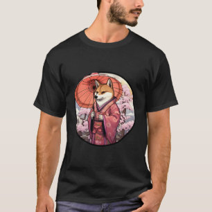 Camiseta Shiba Inu Geisha Funny Dog Kimono