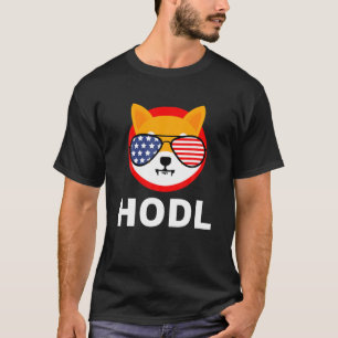 Camiseta Shiba Inu Hodl Coin SHIB Token US American Flag Su