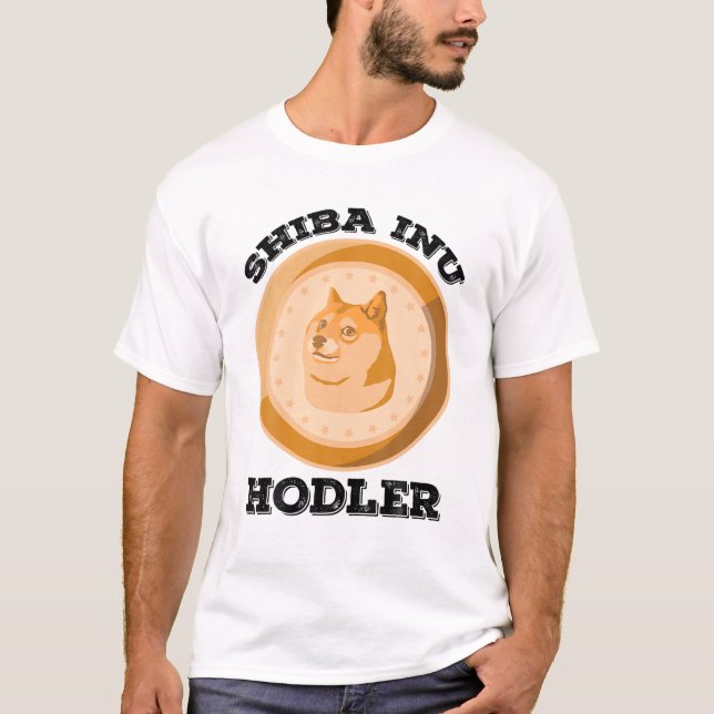 Camiseta Shiba Inu Hodler Crypto Token Coin Cryptocurrency (Frente)