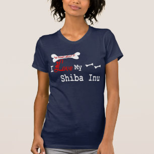 Camiseta Shiba Inu (I Love) Roupa