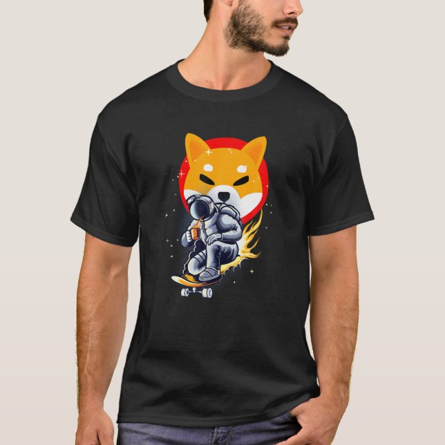 Camiseta Shiba Inu - Moedas - Token Para A Lua (Frente)