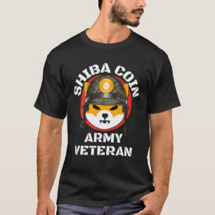Camiseta Shiba Inu Moin Army Crypto Veteran Meme $SHIB Hodl