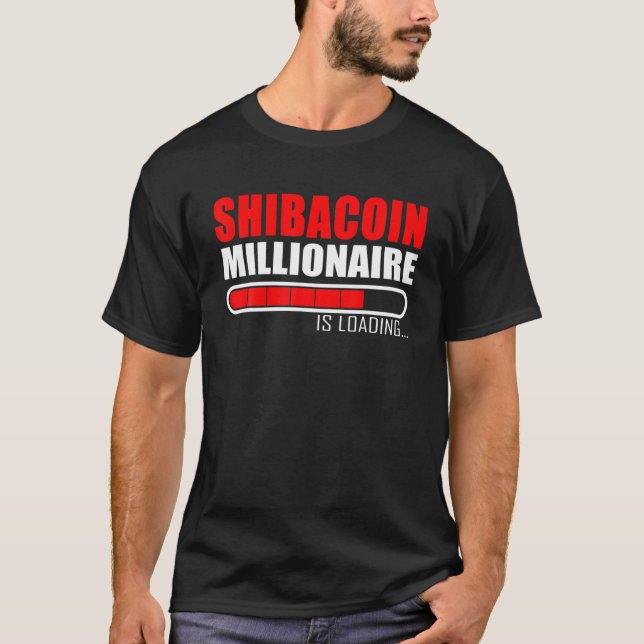 Camiseta Shiba Inu Moin SHIB Exército Shibacoin Millionaire (Frente)