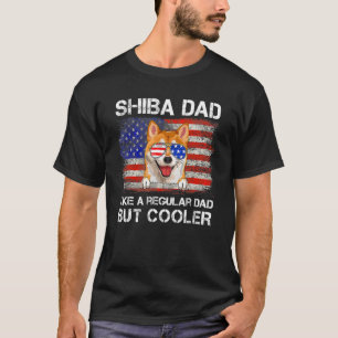 Camiseta Shiba Inu Pai Como Um Pai De Cachorro Normal, Mas