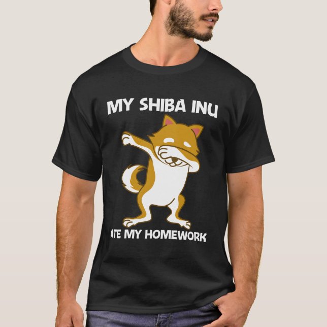 Camiseta Shiba Inu Para Animais De Criação Do Japão (Frente)