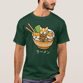 Camiseta Shiba Inu Ramen Anime Kawaii Neko Teen Gift 1533