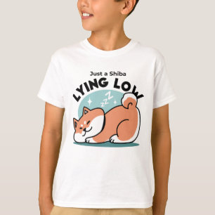 Camiseta Shiba Inu Relaxa Arte: Apenas uma Shiba Mentira Ba