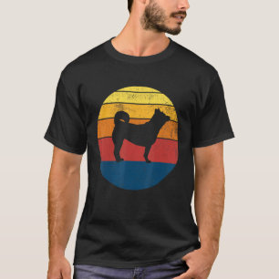Camiseta Shiba Inu Retro Vintage