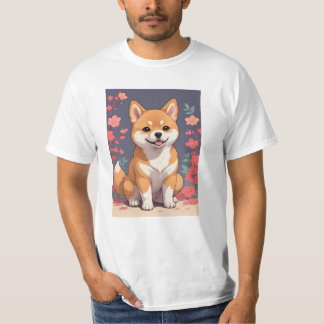 Camiseta Shiba Inu T-Shirt Adorável - Perfeito para o Lover