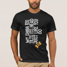 Camiseta Shiba Inu Tlits cabeça como você