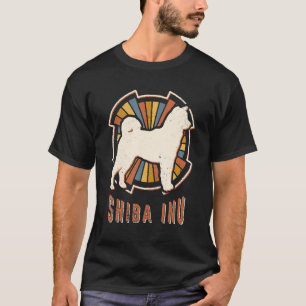 Camiseta Shiba Inu Vintage Refletor Clássico