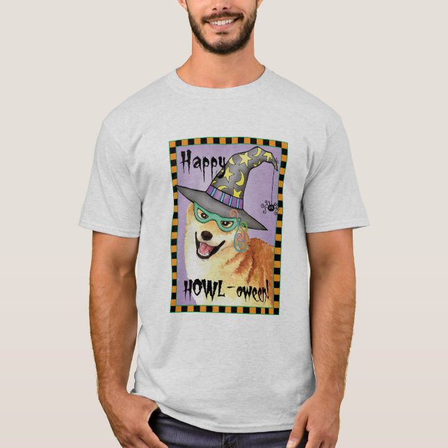 Camiseta Shiba Inu Witch (Frente)