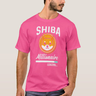 Camiseta Shiba Millionaire Carregando Moedas Token Shiba In