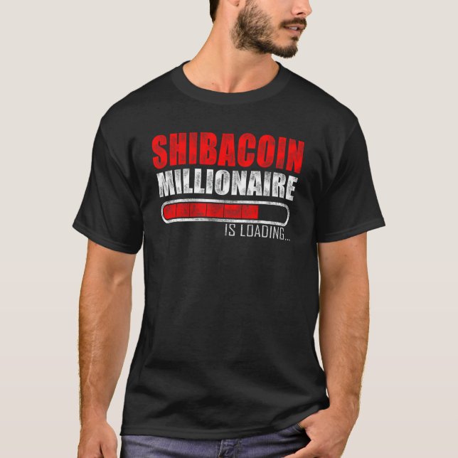 Camiseta Shibacoin Millionaire Crypto Loading Shiba (Frente)