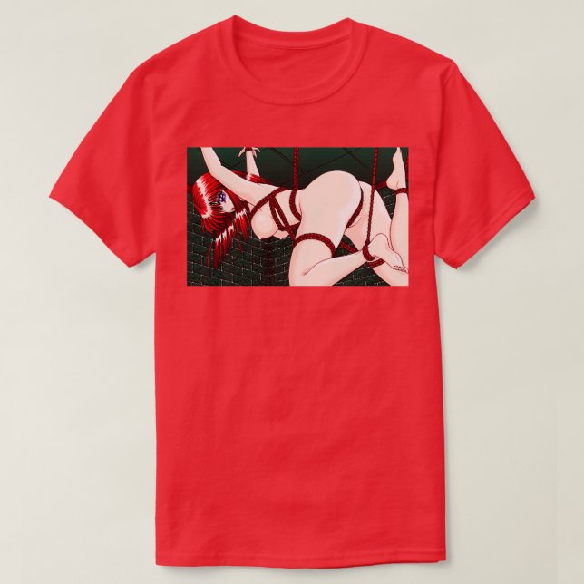 Camiseta Shibari Girl PC98 (Frente do Design)