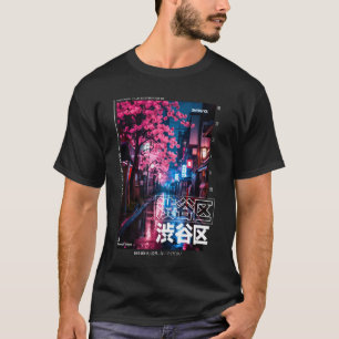 Camiseta Shibuya, Estética de Roupas de Rua Japonesas, Tóqu