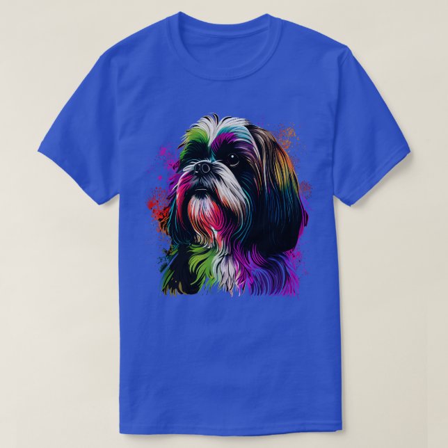 Camiseta Shih Tzu (Frente do Design)