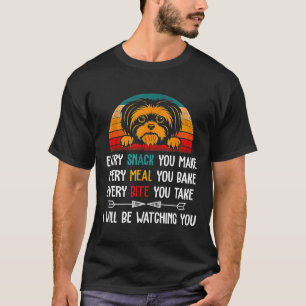 Camiseta Shih Tzu Cada Pica Você Faz Cada Refeição Que V