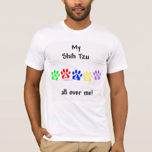 Camiseta Shih Tzu Caminha Por Você
